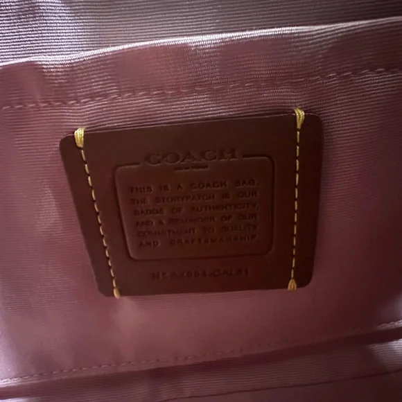 Coach pink powder Teri shoulder bag - Picture 8 of 11
